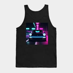 Neon Car Tank Top